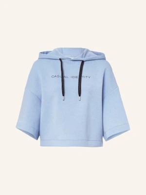 Comma Casual Identity Bluza Z Kapturem blau