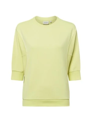 comma casual identity Damska bluza z krótkim rękawem Kobiety żółty jednolity,