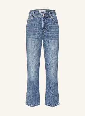Comma Casual Identity Jeansy Cropped Jade Easy Kick blau