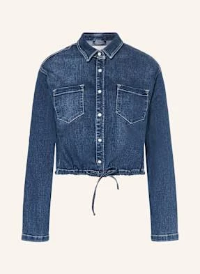 Comma Casual Identity Koszula W Stylu Jeansowym blau