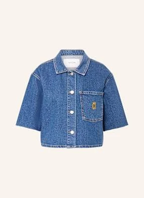Comma Casual Identity Koszula W Stylu Jeansowym weiss
