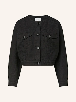 Comma Casual Identity Krótka Kurtka Jeansowa schwarz