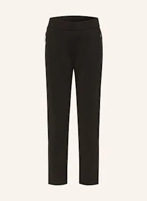 Comma Casual Identity Spodnie Dżersejowe W Stylu Dresowym schwarz