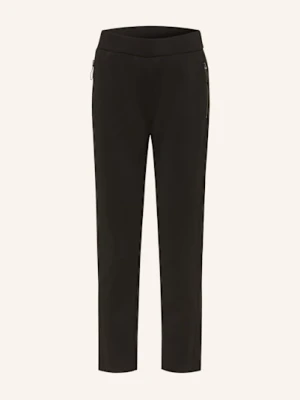 Comma Casual Identity Spodnie Dżersejowe W Stylu Dresowym schwarz