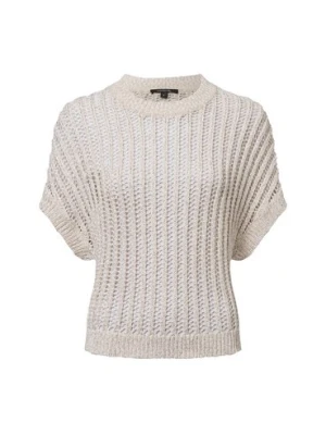 comma Damski top z dzianiny Kobiety beżowy jednolity,