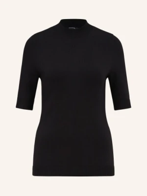 Comma Dzianinowa Koszulka schwarz