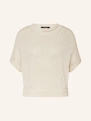 Comma Dzianinowa Koszulka weiss