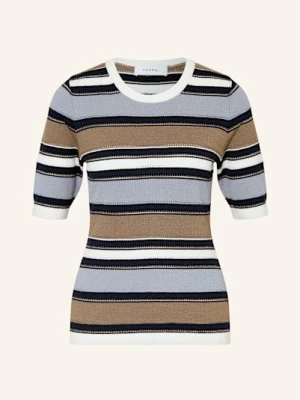 Comma Dzianinowa Koszulka Z Błyszczącą Przędzą braun