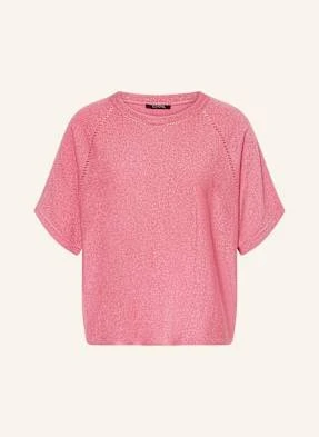 Comma Dzianinowa Koszulka Z Błyszczącą Przędzą pink
