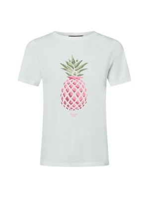 comma Koszulka damska Kobiety Bawełna biały nadruk,