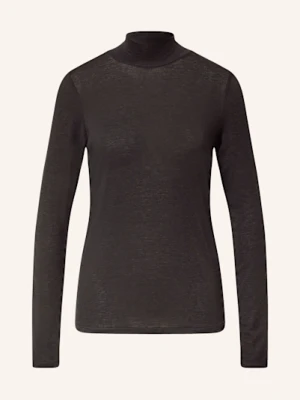 Comma Koszulka Z Długim Rękawem schwarz