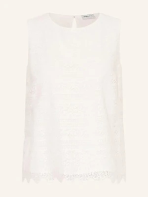 Comma Koszulka Z Koronką weiss