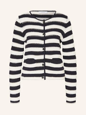 Comma Krótki Kardigan weiss