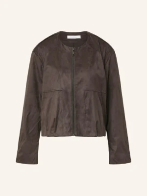 Comma Kurtka Imitująca Skórę braun