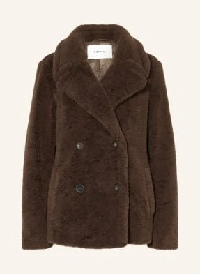 Comma Kurtka Z Futerkiem braun