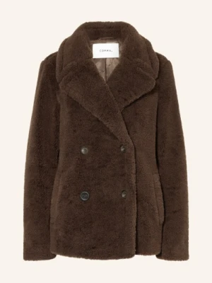 Comma Kurtka Z Futerkiem braun