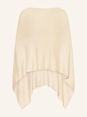 Comma Ponczo Z Brokatową Przędzą beige