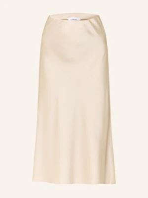 Comma Satynowa Spódnica beige