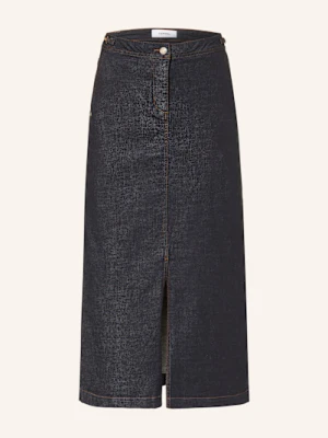 Comma Spódnica Jeansowa blau