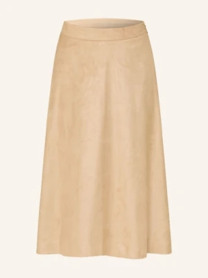 Comma Spódnica O Wyglądzie Skóry beige
