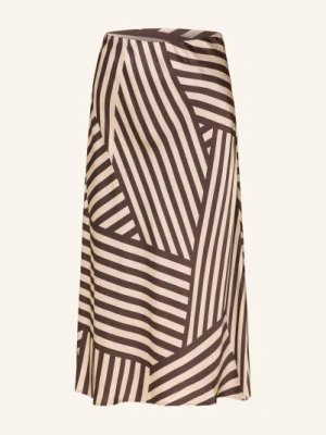 Comma Spódnica Satynowa braun