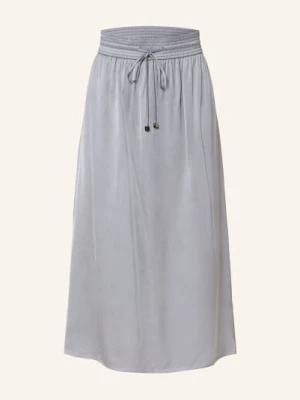 Comma Spódnica Satynowa grau