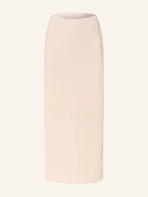 Comma Spódnica Z Dzianiny beige