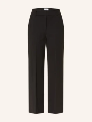 Comma Spodnie Marlene Z Dżerseju schwarz