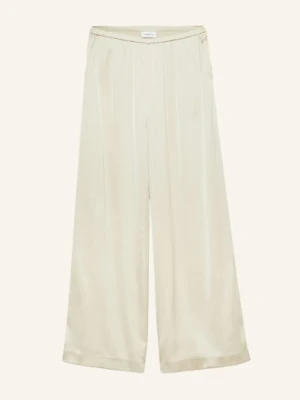 Comma Spodnie Marlene Z Satyny beige