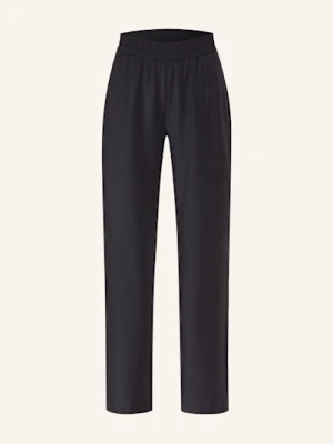 Comma Spodnie Satynowe blau