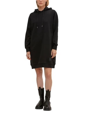 comma Sukienka dresowa w kolorze czarnym rozmiar: 38