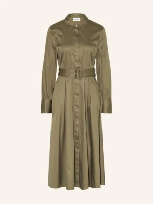 Comma Sukienka Koszulowa gruen