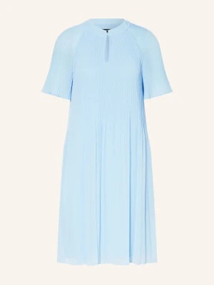 Comma Sukienka Plisowana blau