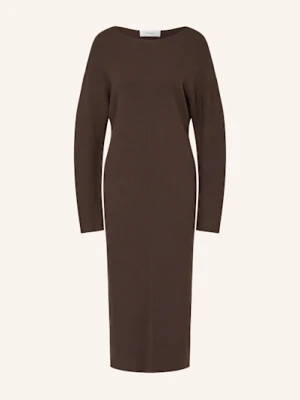Comma Sukienka Z Dzianiny braun