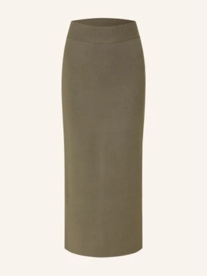 Comma Sukienka Z Dzianiny gruen