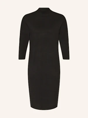 Comma Sukienka Z Dzianiny schwarz