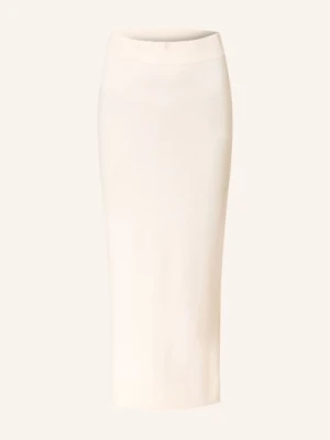 Comma Sukienka Z Dzianiny weiss