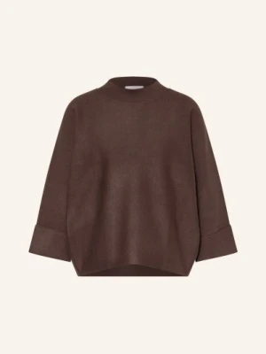 Comma Sweter Oversize Z Rękawami 3/4 braun