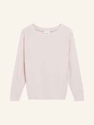Comma Sweter Z Błyszczącą Przędzą rosa BLADORÓŻOWY