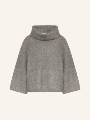 Comma Sweter Z Golfem grau