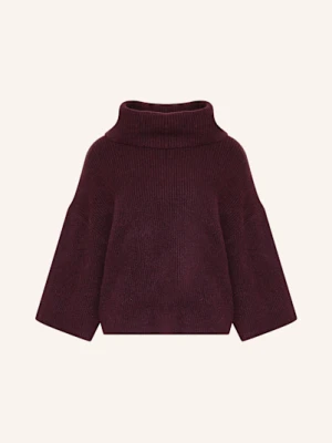 Comma Sweter Z Golfem rot