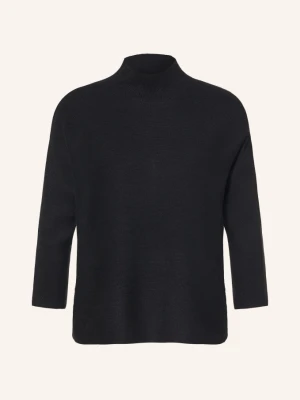 Comma Sweter Z Rękawami 3 / 4 schwarz CZARNY