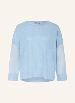 Comma Sweter Z Rękawem 3/4 blau