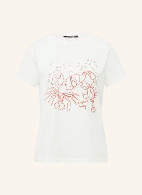 Comma T-Shirt weiss