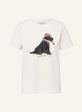 Comma T-Shirt weiss