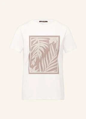 Comma T-Shirt Z Ćwiekami weiss
