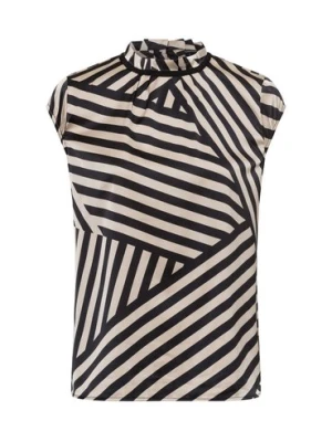 comma Top damski Kobiety beżowy|czarny w paski,