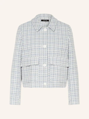 Comma Żakiet Pudełkowy Z Tweedu blau