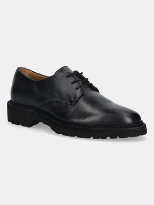 Common Projects półbuty skórzane Derby męskie kolor czarny 2524.7547
