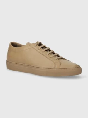 Common Projects sneakersy skórzane kolor beżowy 1528